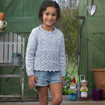 James C. Brett JB730 Cardigan and Sweater Knitting Pattern