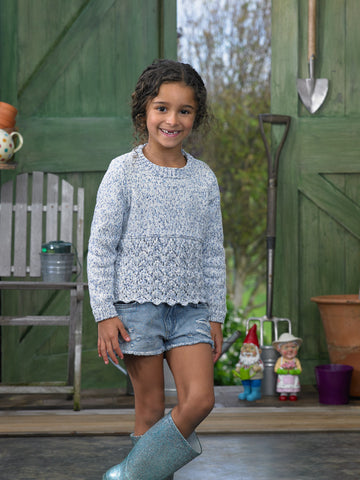 James C. Brett JB730 Cardigan and Sweater Knitting Pattern