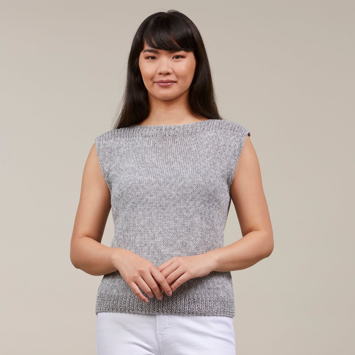 Stacy Charles Fine Yarns Leona Tee Jumper Knitting Pattern