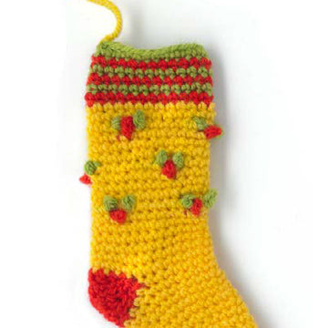 Paintbox Yarns Holly Stocking Crochet Pattern