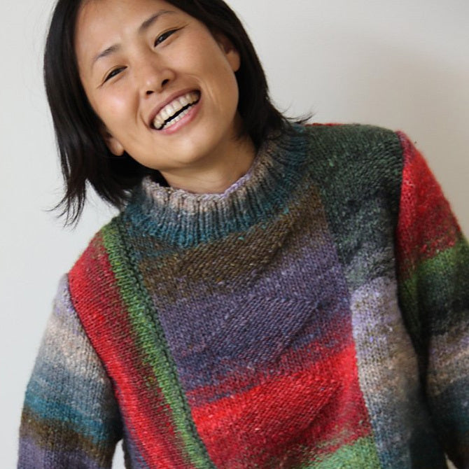 Noro High-Low Pullover Jumper Knitting Pattern