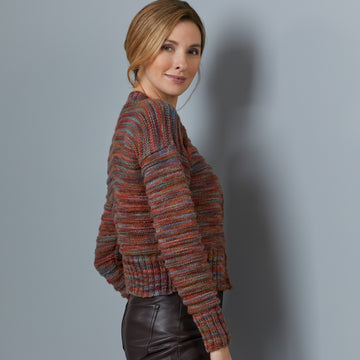 Stacy Charles Fine Yarns Rose Cardigan Knitting Pattern