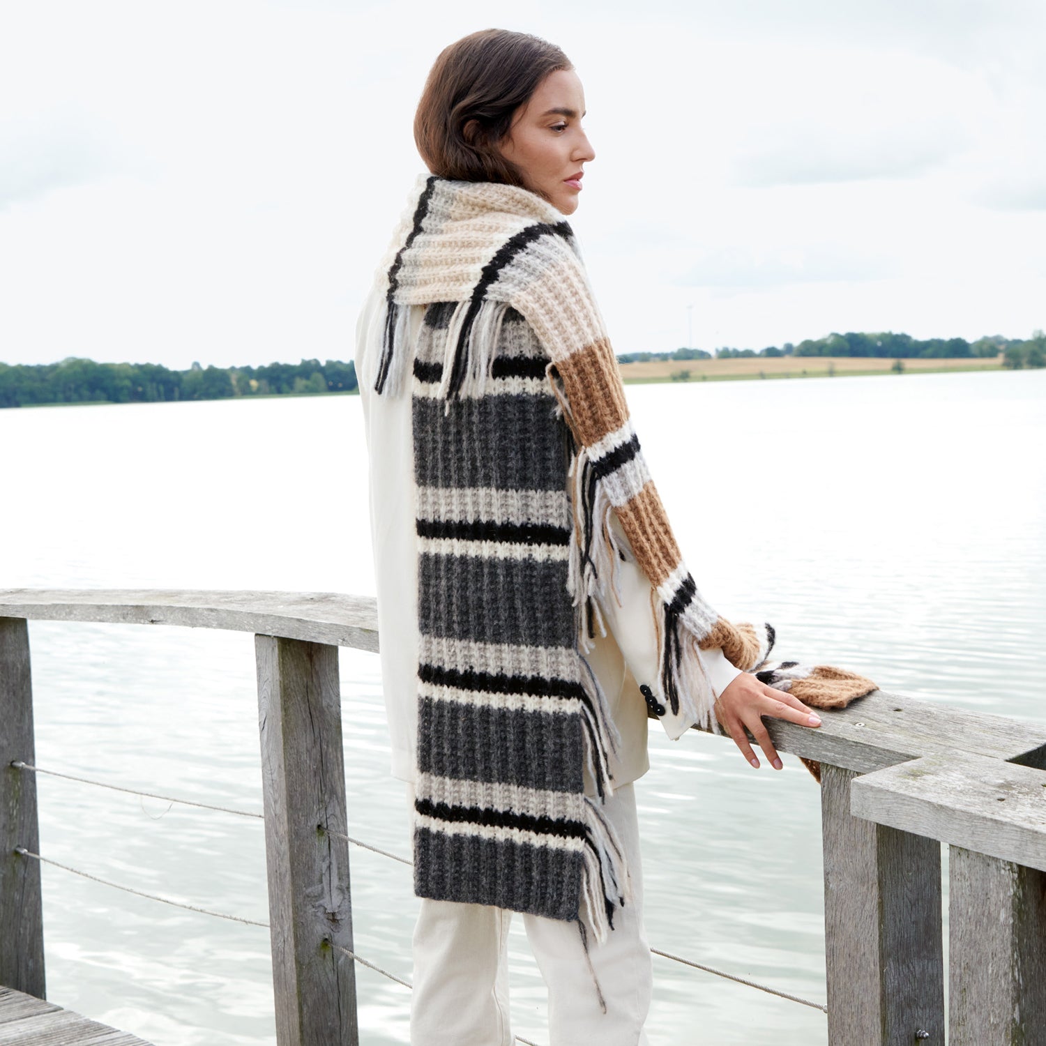 Lana Grossa Scarf Knitting Pattern