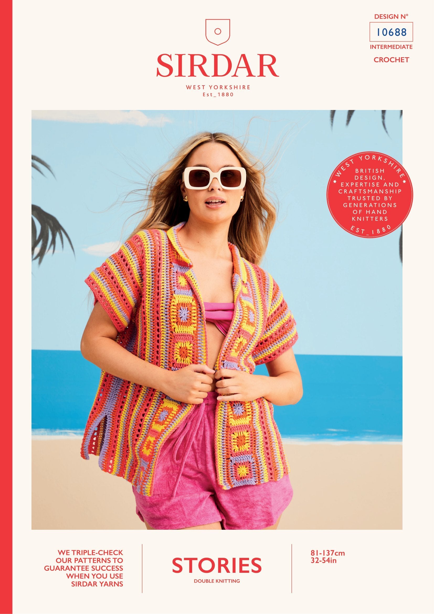 Sirdar Miami Nice Shirt Top Crochet Pattern