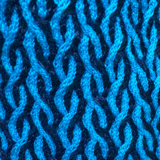 Koigu Cabled Hoodie Waistcoat Knitting Pattern
