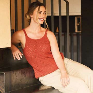 Relax Lace Top Knitting Pattern