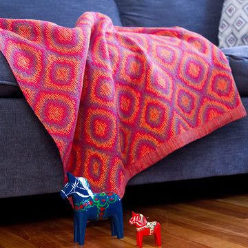 Valley Yarns #123 Amore Baby Blanket