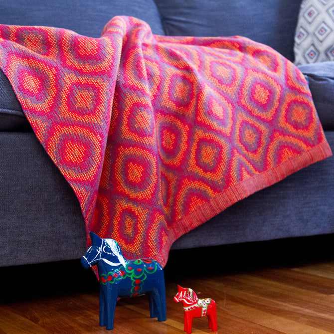 Valley Yarns #123 Amore Baby Blanket