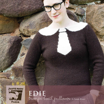Edie Trompe LÃ¢â‚¬â„¢Oeil Pullover Jumper Knitting Pattern