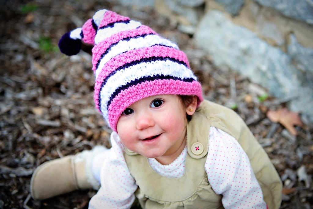 Textured Stripe Stocking Cap