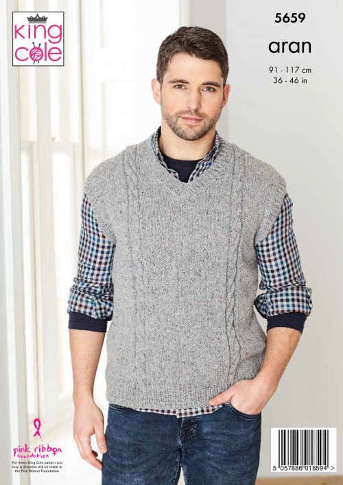 Sweaters in King Cole Forest Aran - 5659 - Leaflet