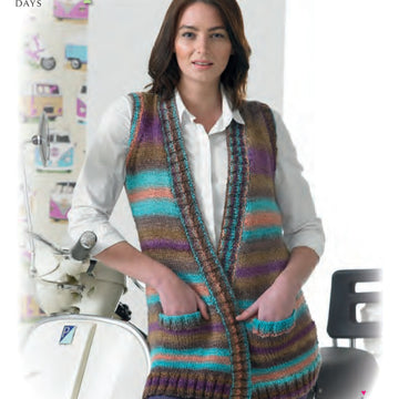 Euro Baby Sweet Days Waistcoat Vest Knitting Pattern