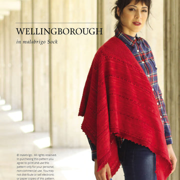 Wellingborough Shawl Wrap Knitting Pattern