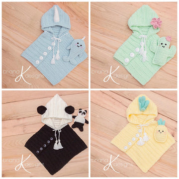 Narwhal Poncho & Buddy