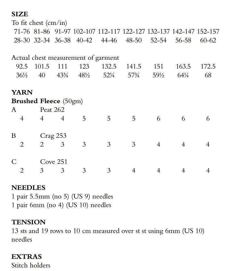 Bond Jumper Knitting Pattern
