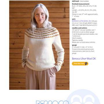 Berroco Arcata Jumper Knitting Pattern