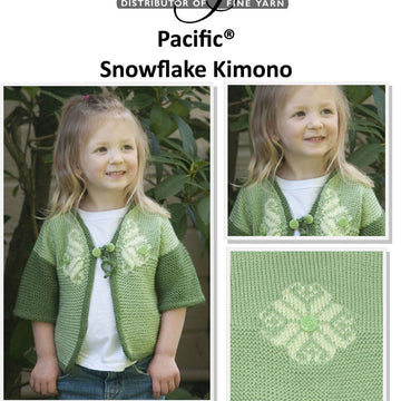 Snowflake Kimono Cascade PacificFree Dress Knitting Pattern