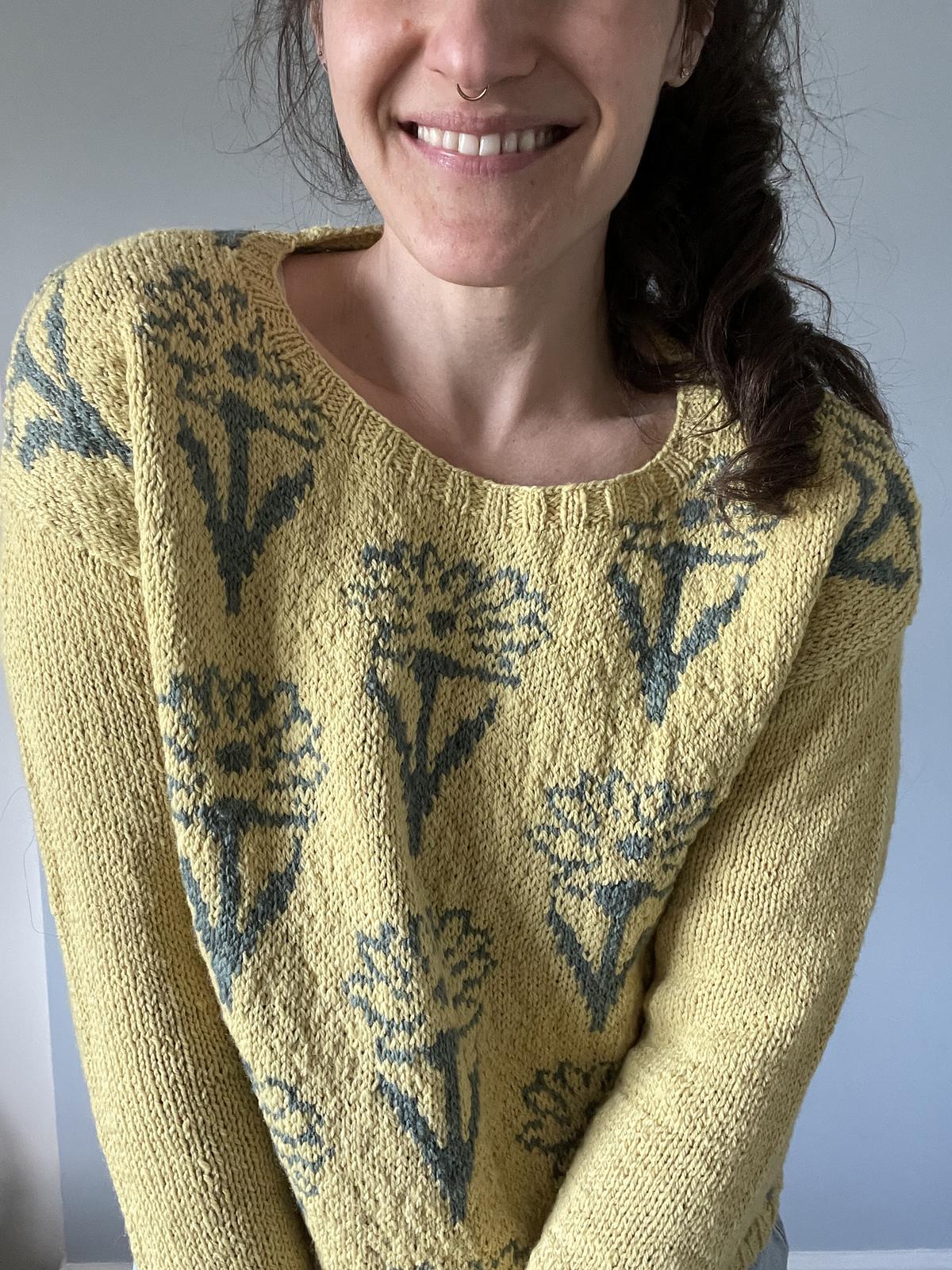 Daisy Doodle Pullover