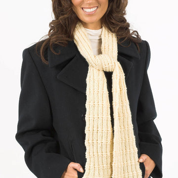 Rib Pattern Scarf Knitting Pattern