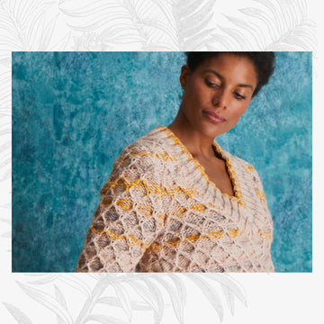 Willow & Lark Soleil Levant V Neck Knitting Pattern