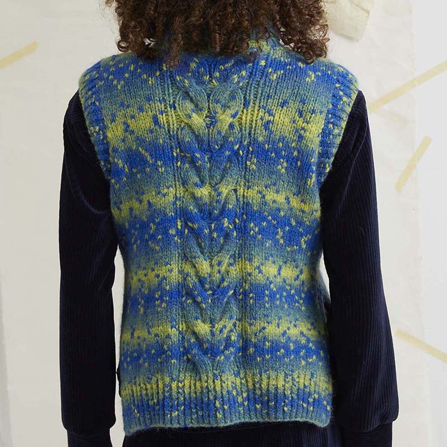 Lang PTO43-05 Slipover Waistcoat Knitting Pattern