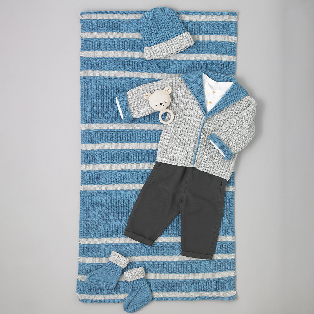 Paintbox Yarns Sailors Set Layette Knitting Pattern