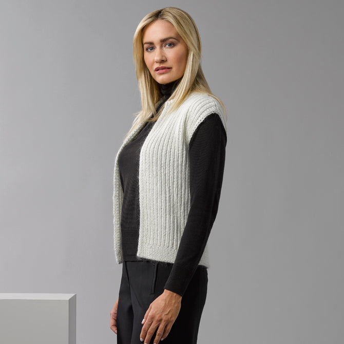 Sesia Myla Vest Waistcoat Knitting Pattern