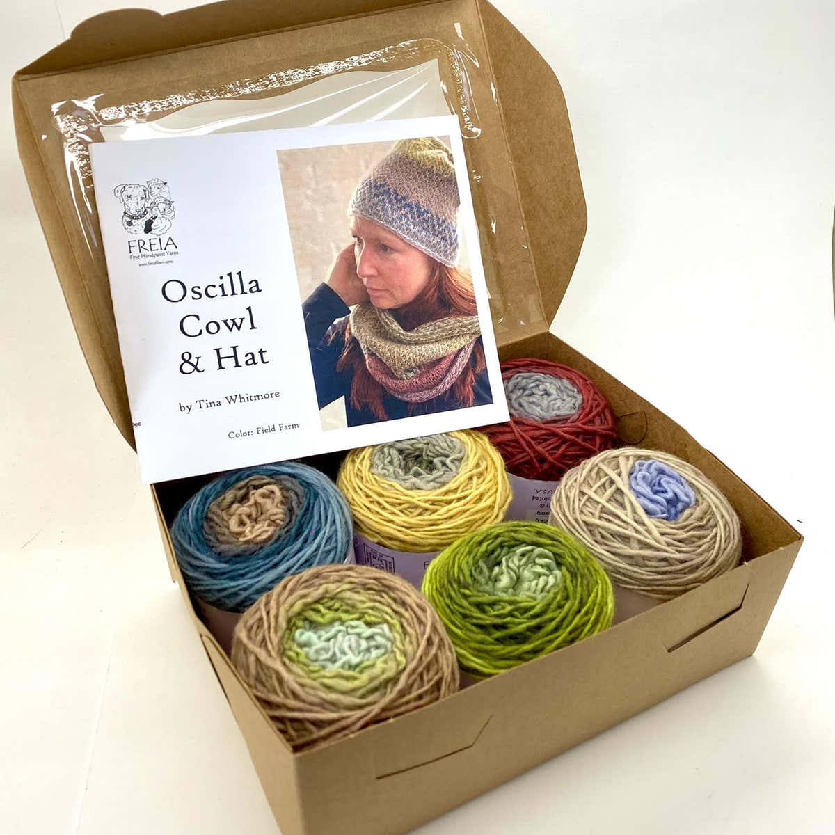 Freia Fine Handpaints Minikin Fingering Ombre Palette 6 Pack Yarn - Merino Wool 4 Ply