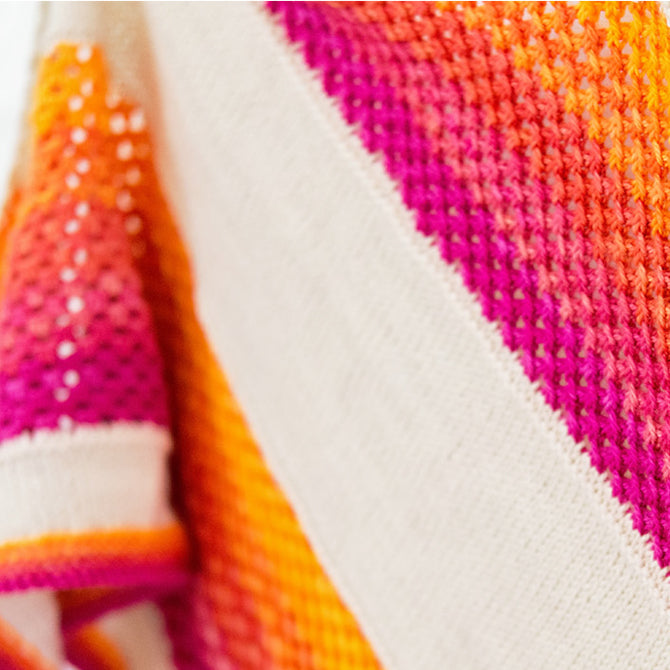 SweetGeorgia Starburst Wrap Knitting Pattern