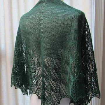 SweetGeorgia Lilac Leaves Shawl PDF