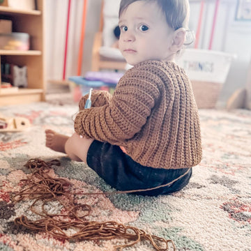 Easy Child Cuff-to-Cuff Sweater