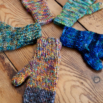 Woodhaven Mittens in Berroco Boboli & Borealis PDF (Free)
