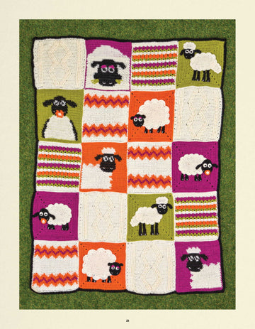 Shaun The Sheep Crochet Blanket