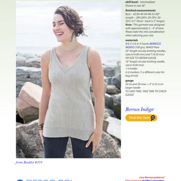 Berroco Kai Jumper Knitting Pattern