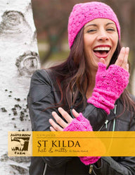 St Kilda Hat & Mitts Knitting Pattern