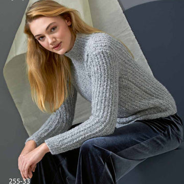 Lang 255-33 Pullover Jumper Knitting Pattern