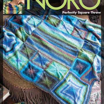 Noro Perfectly Square Throw Blanket Knitting Pattern