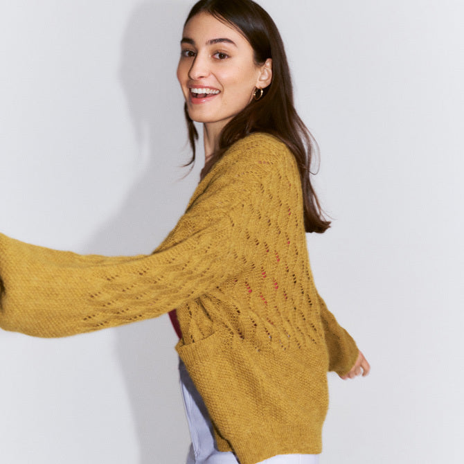 Lana Grossa 24 Jacket Cardigan Knitting Pattern