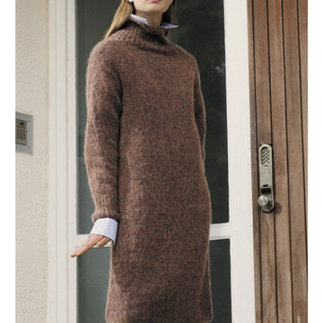 Lana Grossa 22 Dress in Lala Berlin Fluffy Tweed PDF