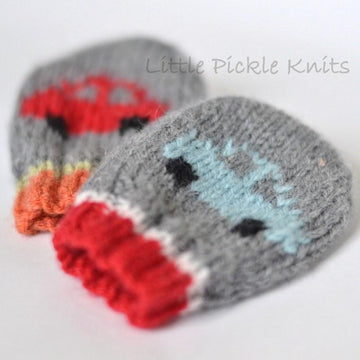 Baby Mittens 'Little Cars'