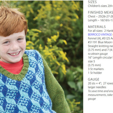 Felix Vest Jumper Knitting Pattern