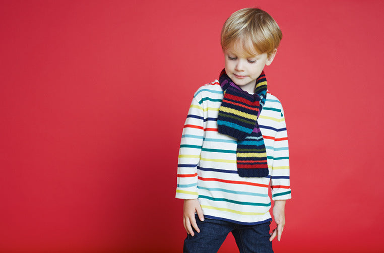 Debbie Bliss Jojo Sweater & Scarf Knitting Pattern