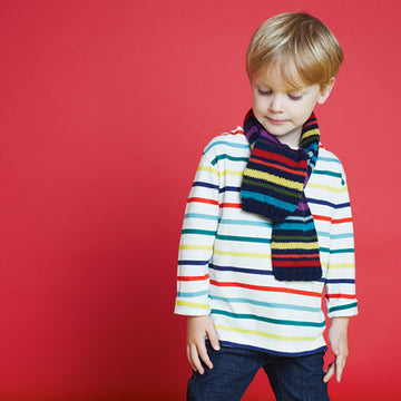 Debbie Bliss Jojo Sweater & Scarf Knitting Pattern