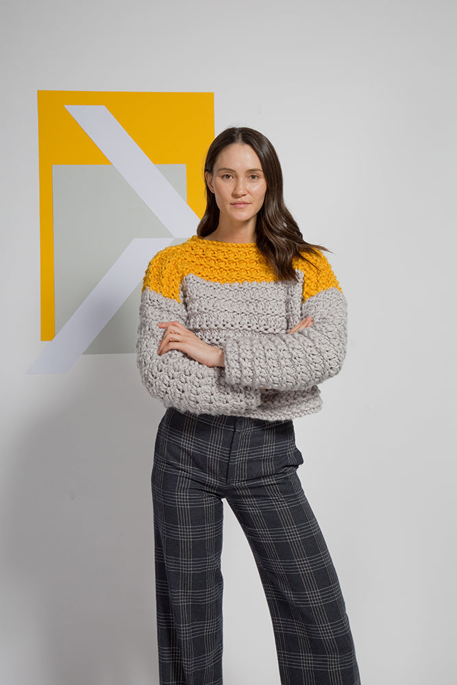 MillaMia Novalie Textured Jumper Knitting Pattern