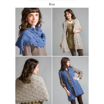 Classic Elite Yarns Ryer Scarf Knitting Pattern