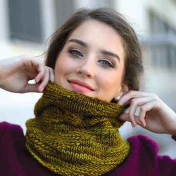 Across the Heath Cowl Knitting Pattern