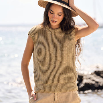 Afterglow Vest in MODE at Rowan Cotton DK or Alpaca Haze PDF