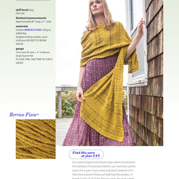 Berroco Jane Wrap Knitting Pattern