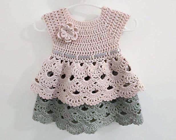 Daisy Double Skirt Flower Dress