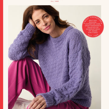 Soft Cable Sweater Jumper Knitting Pattern